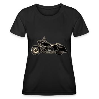 Minimalist Motorbike - Women's Functional T-Shirt - black - Front - AI Model Female 172 light (172cm)