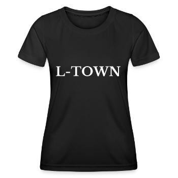 Leipzig L-Town - T-shirt sport Femme - noir - Devant - AI Model Female 172 light (172cm)