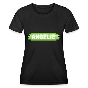 Gift idea Angelie - Women's Functional T-Shirt - black - Front - AI Model Female 172 light (172cm)