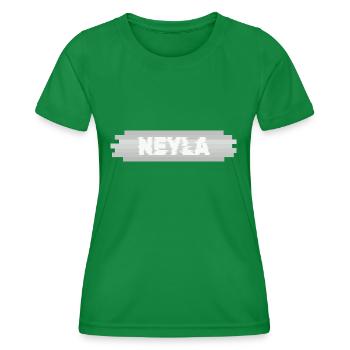 Neyla comme nom - T-shirt sport Femme - vert - Devant - AI Model Female 172 dark (172cm)