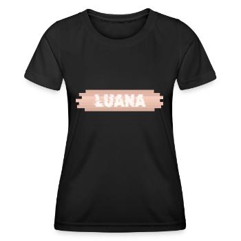 Luana - Women's Functional T-Shirt - black - Front - AI Model Female 172 light (172cm)