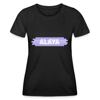 Geschenk für Alaya - Frauen Funktions-T-Shirt - Schwarz - Vorne - AI Model Female 172 light (172cm)