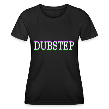 Dubstep - T-shirt sport Femme - noir - Devant - AI Model Female 172 light (172cm)
