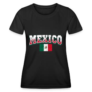 Mexiko - Frauen Funktions-T-Shirt - Schwarz - Vorne - AI Model Female 172 light (172cm)