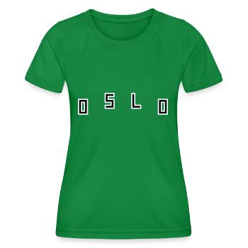 Oslo - Women's Functional T-Shirt - kelly green - Front - AI Model Female 172 dark (172cm)
