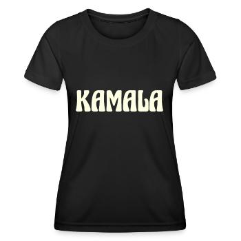 Kamala Nom Texte - T-shirt sport Femme - noir - Devant - AI Model Female 172 light (172cm)