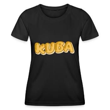 Kuba - Frauen Funktions-T-Shirt - Schwarz - Vorne - AI Model Female 172 light (172cm)