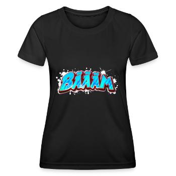 BÄÄÄM bäääm bääm - Frauen Funktions-T-Shirt - Schwarz - Vorne - AI Model Female 172 light (172cm)