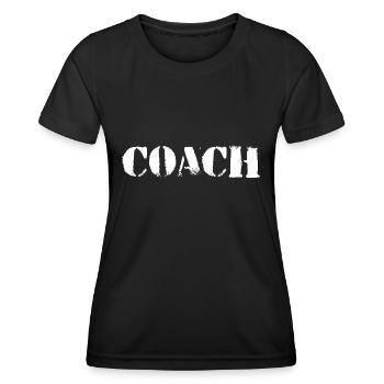 COACH - Women's Functional T-Shirt - black - Front - AI Model Female 172 light (172cm)