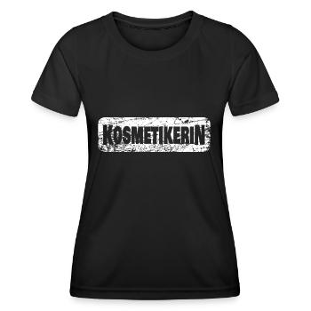 Kosmetikerin - Frauen Funktions-T-Shirt - Schwarz - Vorne - AI Model Female 172 light (172cm)