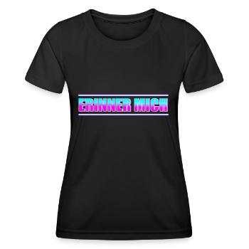 Erinner Mich zum Feiern - Frauen Funktions-T-Shirt - Schwarz - Vorne - AI Model Female 172 light (172cm)