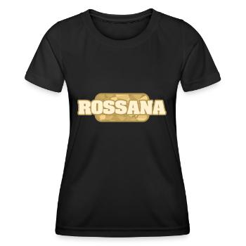 Rossana als Gesundheit - Frauen Funktions-T-Shirt - Schwarz - Vorne - AI Model Female 172 light (172cm)
