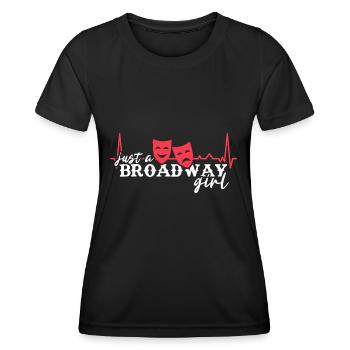 Théâtre - T-shirt sport Femme - noir - Devant - AI Model Female 172 light (172cm)