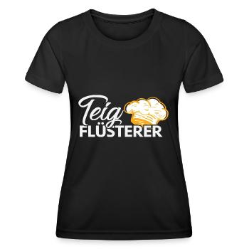 Bäcker Backen Konditor - Frauen Funktions-T-Shirt - Schwarz - Vorne - AI Model Female 172 light (172cm)