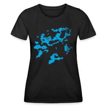 Background Pattern - Mystical - Women's Functional T-Shirt - black - Front - AI Model Female 172 light (172cm)