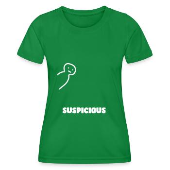 Suspect - T-shirt sport Femme - vert - Devant - AI Model Female 172 dark (172cm)