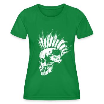 Poisson punk - T-shirt sport Femme - vert - Devant - AI Model Female 172 dark (172cm)