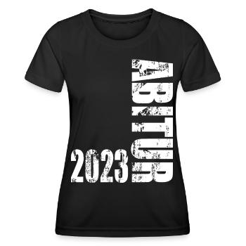 Abitur 2023 - Frauen Funktions-T-Shirt - Schwarz - Vorne - AI Model Female 172 light (172cm)