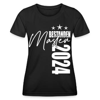 Master 2024 - Frauen Funktions-T-Shirt - Schwarz - Vorne - AI Model Female 172 light (172cm)