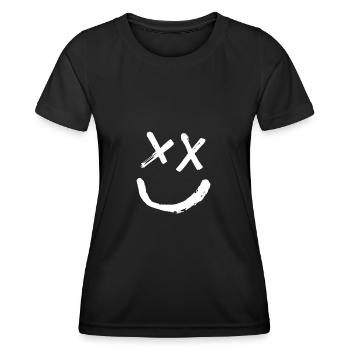Smile - T-shirt sport Femme - noir - Devant - AI Model Female 172 light (172cm)