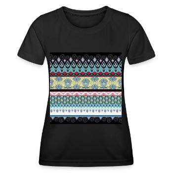 Cécile - T-shirt sport Femme - noir - Devant - AI Model Female 172 light (172cm)