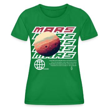 Mars - Frauen Funktions-T-Shirt - Kelly Green - Vorne - AI Model Female 172 dark (172cm)