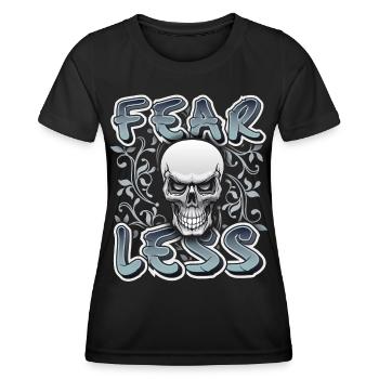 Crâne, Crâne, Dicton - T-shirt sport Femme - noir - Devant - AI Model Female 172 light (172cm)