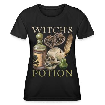 Witch, Witchcraft, Witchcraft, Love-Love Spell - Women's Functional T-Shirt - black - Front - AI Model Female 172 light (172cm)