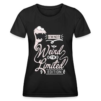 I'm-Not-Weird, funny saying, introverted - Women's Functional T-Shirt - black - Front - AI Model Female 172 light (172cm)