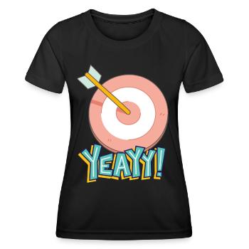 ye - Women's Functional T-Shirt - black - Front - AI Model Female 172 light (172cm)