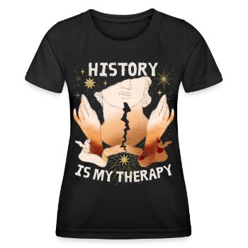 Greek Statue, History, Ancient Goddess - Women's Functional T-Shirt - black - Front - AI Model Female 172 light (172cm)