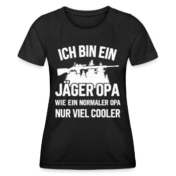 Hunter Hunting Hunting Hunting Clothing - Women's Functional T-Shirt - black - Front - AI Model Female 172 light (172cm)