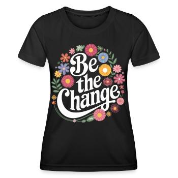 Altruisme Don désintéressé Donner d’école - T-shirt sport Femme - noir - Devant - AI Model Female 172 light (172cm)