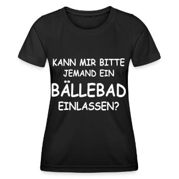 Lustige Sprüche - Frauen Funktions-T-Shirt - Schwarz - Vorne - AI Model Female 172 light (172cm)