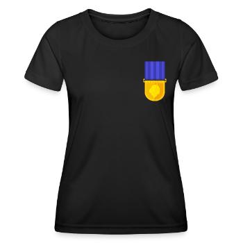 Carolina Reaper Medal - Women's Functional T-Shirt - black - Front - AI Model Female 172 light (172cm)