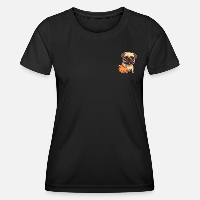 Pug - Women's Functional T-Shirt - black