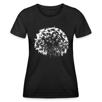 Pissenlit - T-shirt sport Femme - noir - Devant - AI Model Female 172 light (172cm)