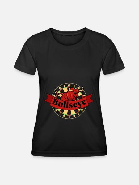 Fléchettes Bullseye - T-shirt sport Femme - noir