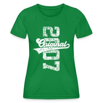 19TH BIRTHDAY ORIGINAL 2007 - Women's Functional T-Shirt - kelly green - Front - AI Model Female 172 dark (172cm)