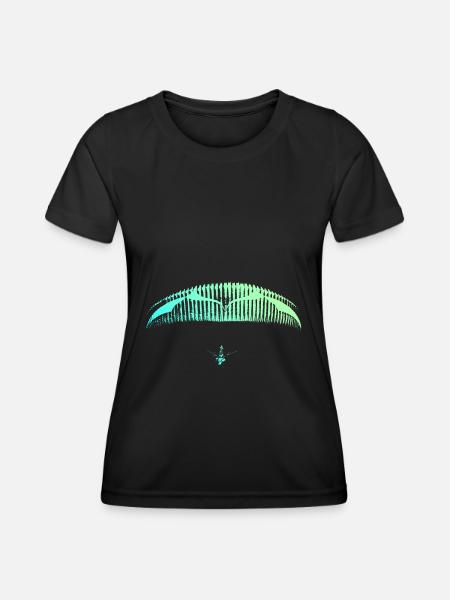 Paraglider Ozone Geo Delta CP - Women's Functional T-Shirt - black