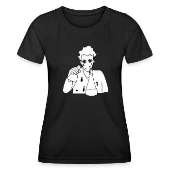 Chimistes scientifiques - T-shirt sport Femme - noir - Devant - AI Model Female 172 light (172cm)