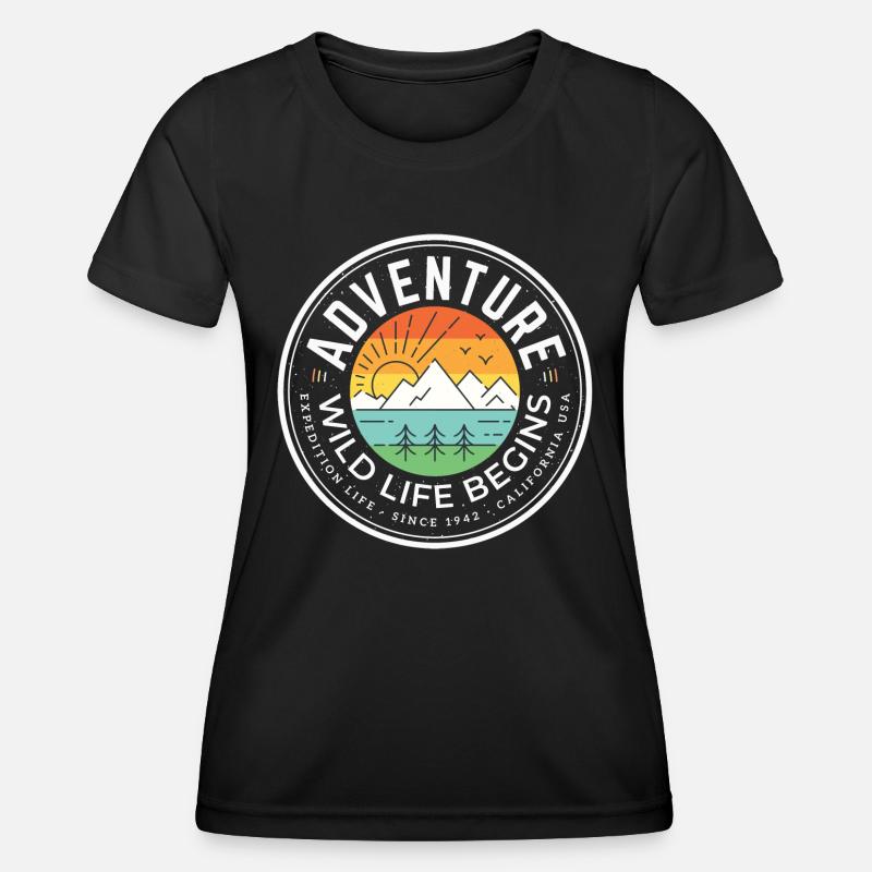Adventure - Women's Functional T-Shirt - black