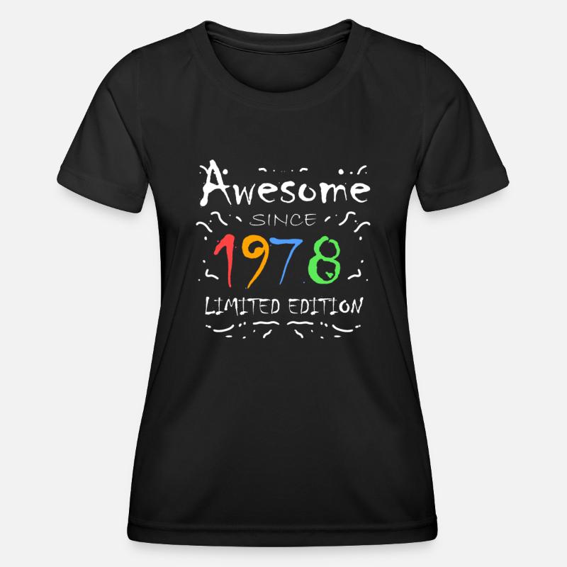 1978 - Women's Functional T-Shirt - black