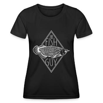 Das Fish Guy Aquarium Hobby - Frauen Funktions-T-Shirt - Schwarz - Vorne - AI Model Female 172 light (172cm)