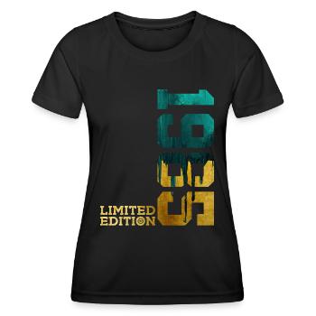 41. GEBURTSTAG LIMITED EDITION 1985 - Frauen Funktions-T-Shirt - Schwarz - Vorne - AI Model Female 172 light (172cm)