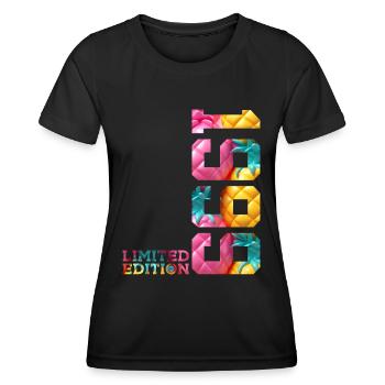 27TH BIRTHDAY LIMITED EDITION 1999 - Women's Functional T-Shirt - black - Front - AI Model Female 172 light (172cm)
