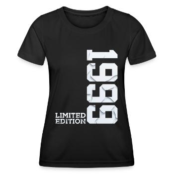 27. GEBURTSTAG LIMITED EDITION 1999 - Frauen Funktions-T-Shirt - Schwarz - Vorne - AI Model Female 172 light (172cm)