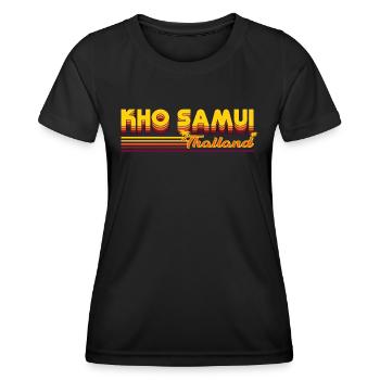 Ko Samui - Inselparadies im Design - Frauen Funktions-T-Shirt - Schwarz - Vorne - AI Model Female 172 light (172cm)