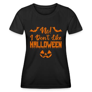 Ich mag Halloween nicht - Frauen Funktions-T-Shirt - Schwarz - Vorne - AI Model Female 172 light (172cm)