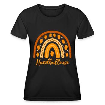 Elue meilleure handballeuse | handballeuse - T-shirt sport Femme - noir - Devant - AI Model Female 172 light (172cm)